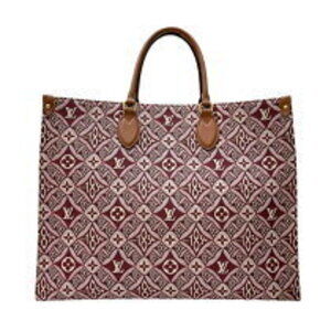 Louis Vuitton On the Go Since 1984 Bordeaux Monogram Jacquard Leather Handbag